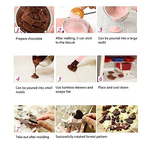 Chocolate Melting Pot, Mini Electric Fondue Pot Kit for Cheese, Butter, Candy & Candle Making X186254