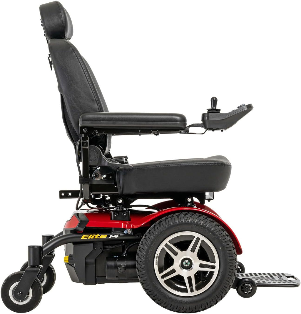 Power Chair for Adults, Red, Front Wheel Drive, 300 lbs Capacity Y122482