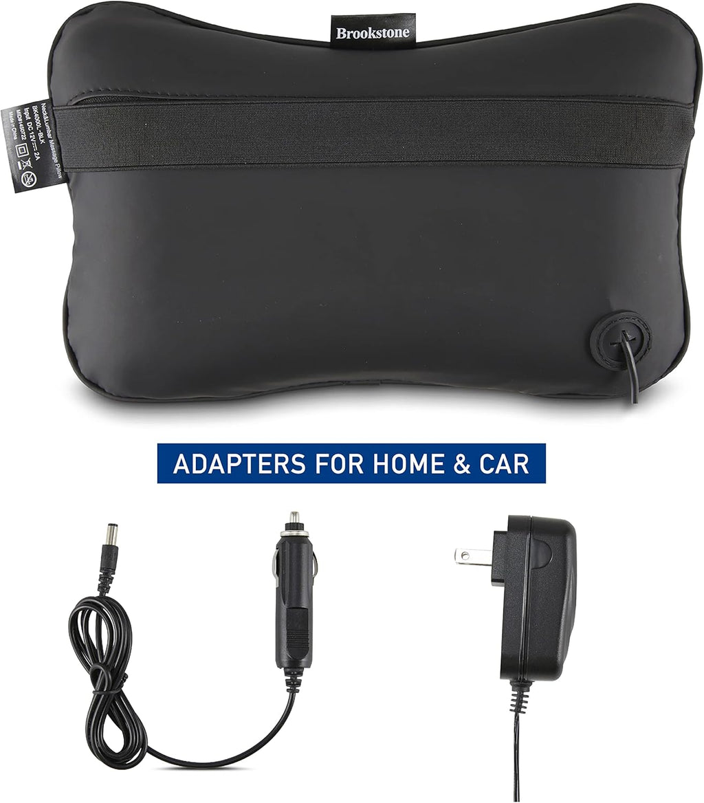 Shiatsu Neck and Lumbar Massager with Heat, Portable Electric Massage Pillow T352846