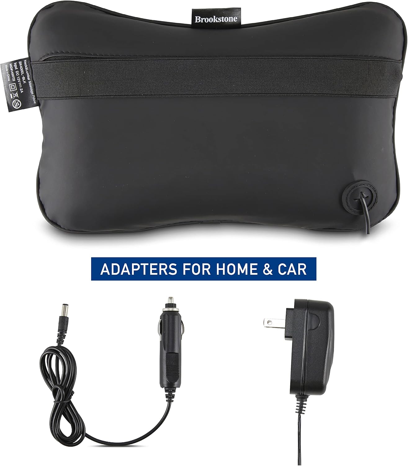 Shiatsu Neck and Lumbar Massager with Heat, Portable Electric Massage Pillow T352846