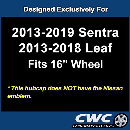 16-inch Hubcap Wheel Cover Set of 4 for Nissan Sentra Leaf 2013-2019 X10101