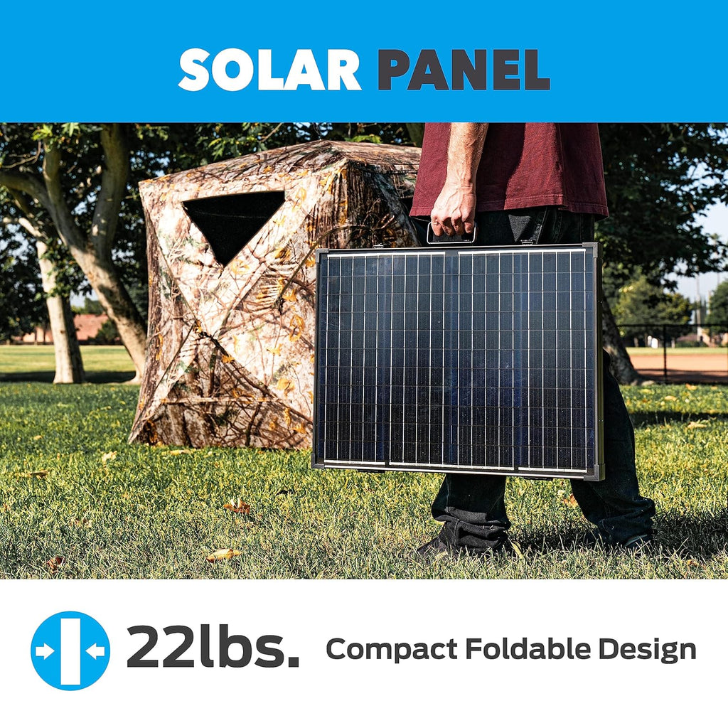 100W 24V Portable Solar Panel for Power Station and RV Z787