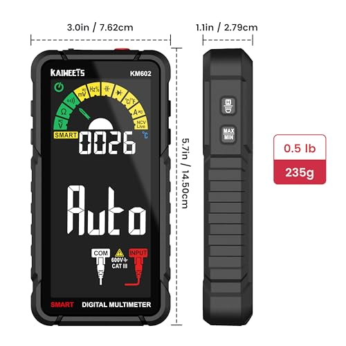 Digital Multimeter with Auto Ranging, Rechargeable T51059