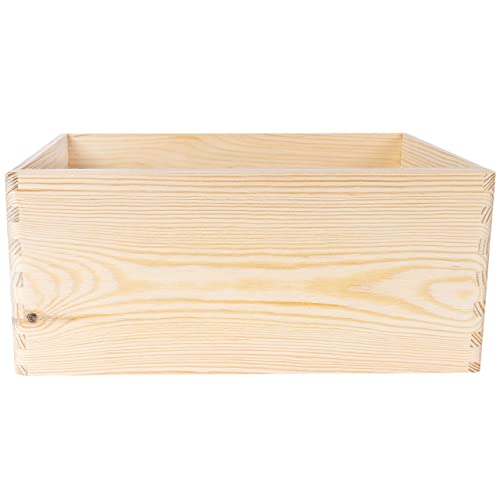 Large Wooden Nesting Crate with Handles W304