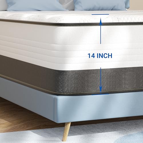 Hybrid Mattress in a Box, 10 Inch with Memory Foam and Pocketed Coils O648480