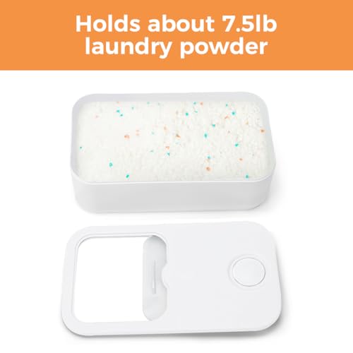 Laundry Powder Container with Cup, Large Capacity Storage R381