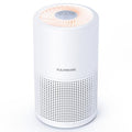FULMINARE Air Purifiers for Bedroom H13 True HEPA Air Filter Quiet Air Cleaner With Night Light Portable Small Air Purifier for Home, Office, Living Room (White 2 Pack)