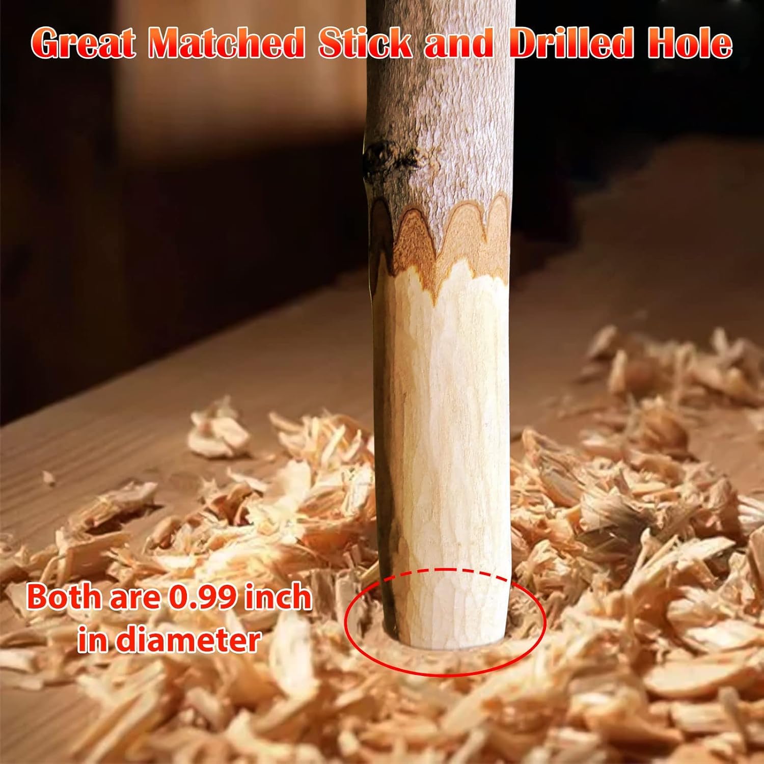 Hand Auger Drill Wrench with Wood Drill Peg for Outdoor Camping V33072