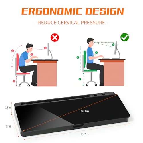 Glass Dry Erase Desktop Whiteboard with Storage X8709