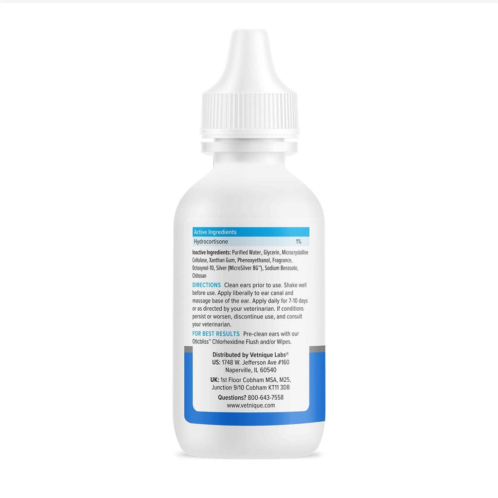 Ear Drops for Dogs & Cats with Hydrocortisone Soothing Relief W145790