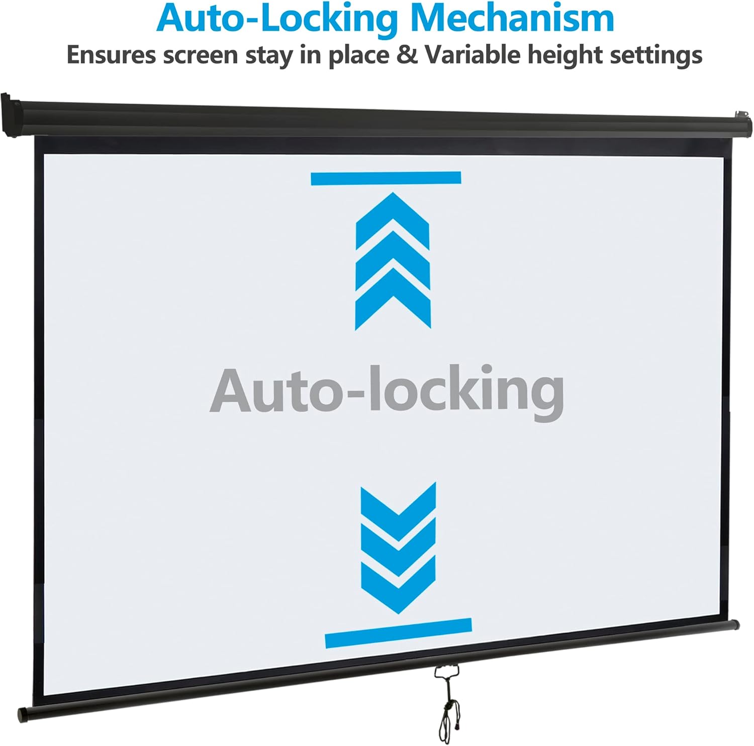 Outdoor Projector Screen 100 Inch 16:9 HD Portable F87743