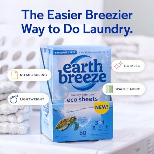 Laundry Detergent Sheets Fresh Scent, 60 Loads Y207
