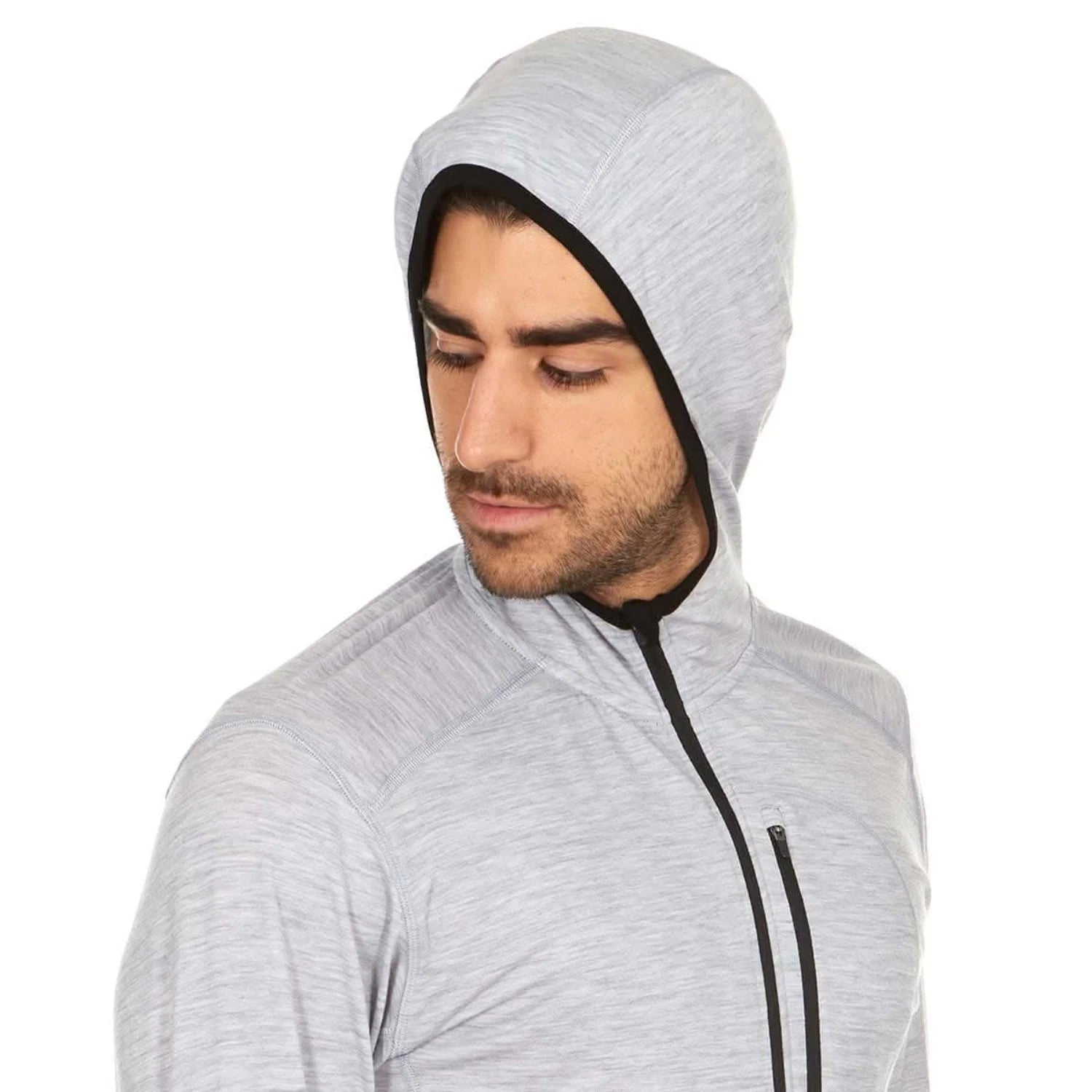 Men's Wool Quarter Zip Sun Hoodie M6135