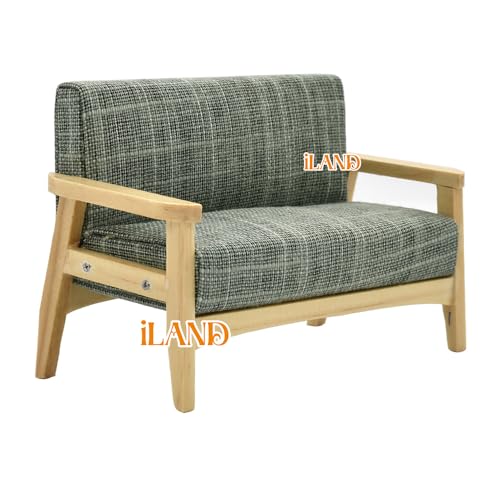 Dollhouse Couch and Miniature Sofa Set with Cushions, 1/12 Scale D751326