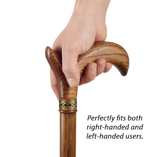 Handmade Wooden Walking Cane for Men and Women B705310
