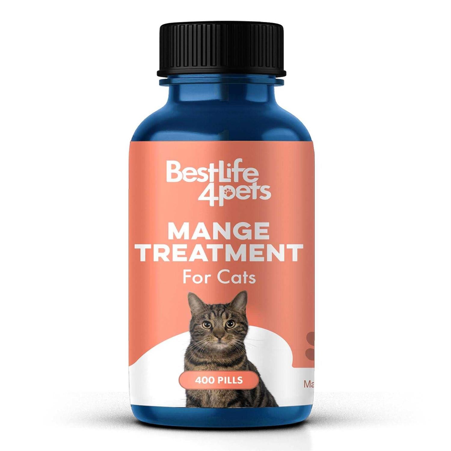 Demodectic Mange and Scabies Relief for Cats Ear Mites & Itch Relief Supplements A54460