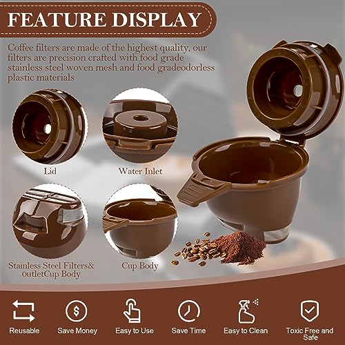 Single Serve Reusable Coffee Filter Basket for Hamilton Beach Flex Brew T119941