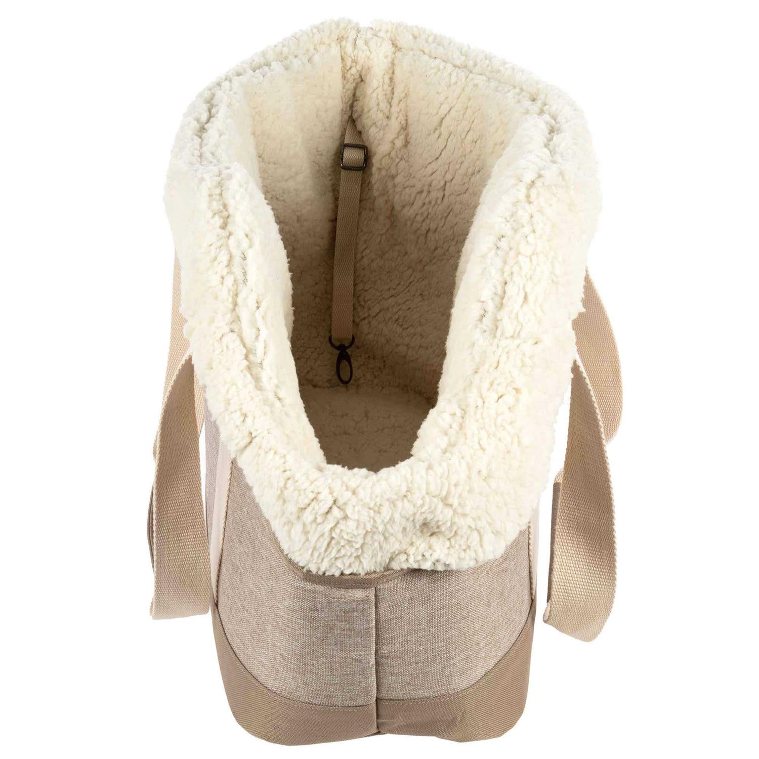 Sherpa Tan Luxe Tote Pet Carrier E385424