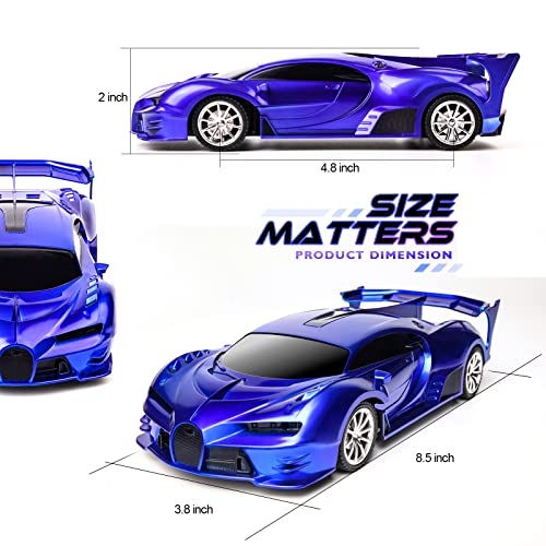 Remote Control Car 2.4Ghz Rechargeable 1/18 RC Racing Vehicle with Headlight Y20126