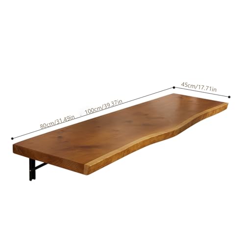 Foldable wall desk for small spaces, solid wood X4228
