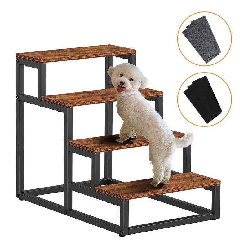 Wooden Pet Stairs for Dogs and Cats Up to 150Lbs T5347