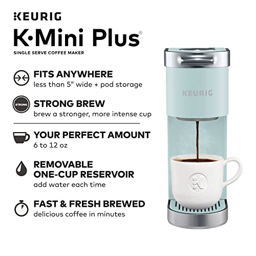Single Serve Coffee Maker, 6 to 12 oz Brew Size, Stores up to 9 Pods Z592