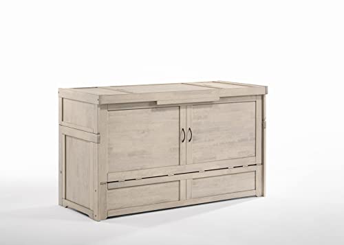 Murphy Cube Cabinet Bed with Gel Memory Foam Mattress, Twin XL J6379