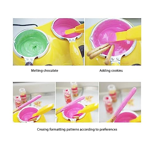 Chocolate Melting Pot, Mini Electric Fondue Pot Kit for Cheese, Butter, Candy & Candle Making X186254