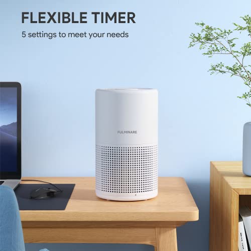 H13 True HEPA Air Purifier for Bedroom with Night Light, 2 Pack T103
