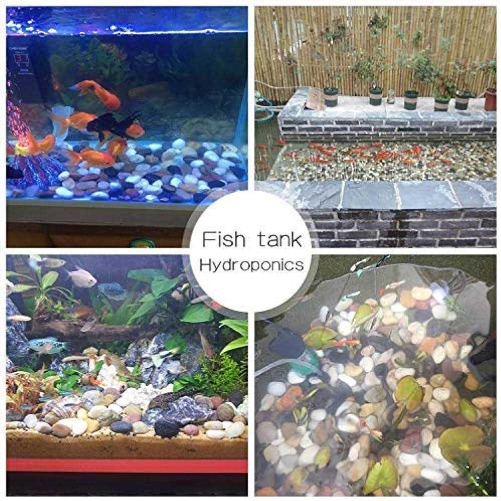 Natural Decorative Polished River Pebbles for Plants, Aquariums & Outdoor Use J38595
