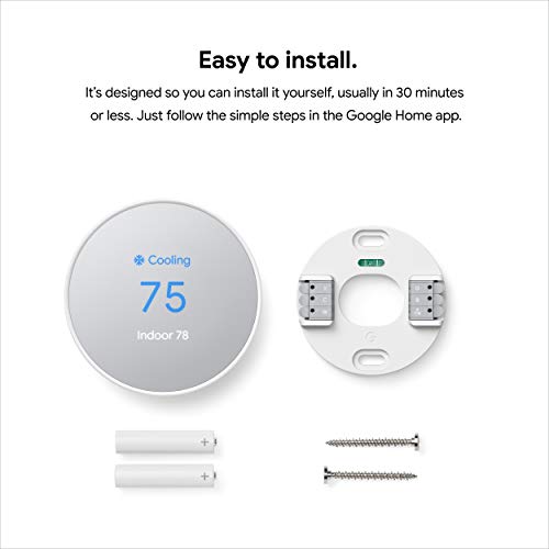 Smart Thermostat for Home, Programmable WiFi, Snow U425