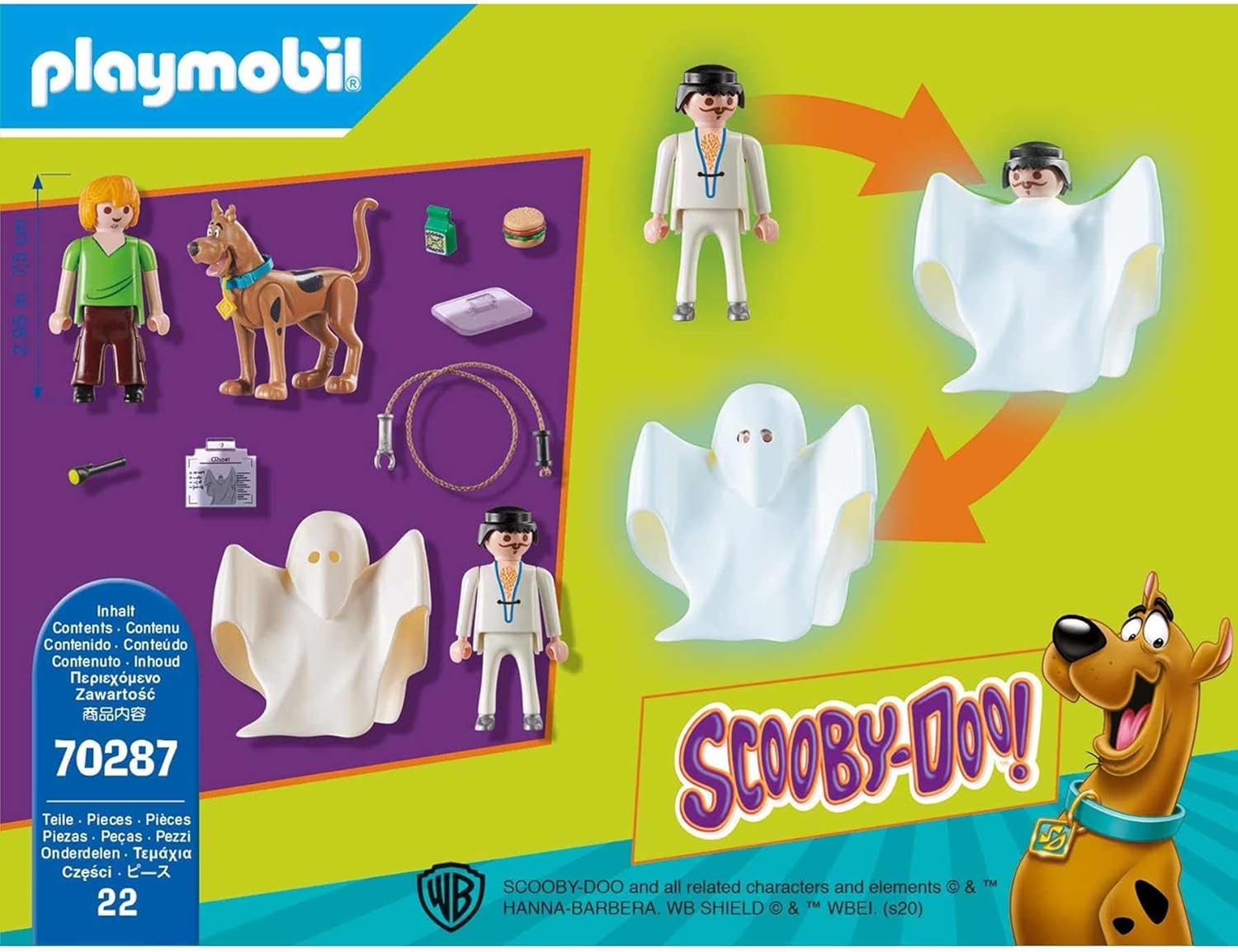 Scooby-Doo! Scooby & Shaggy with Ghost W8953