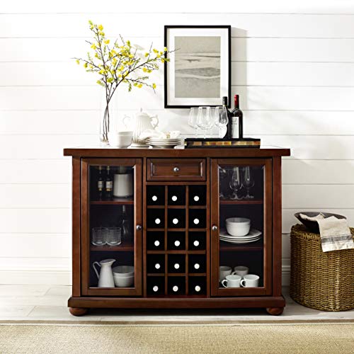 Sliding Top Bar Cabinet - Black X1250