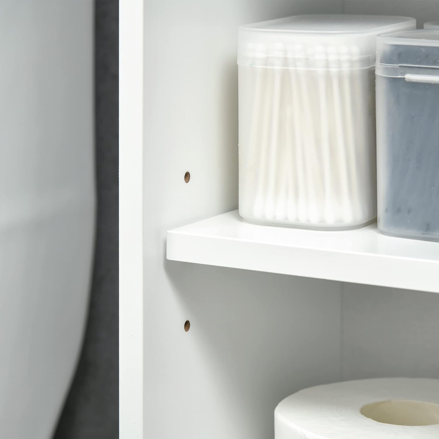 Over the Toilet Bathroom Cabinet with Adjustable Shelves, White M71106