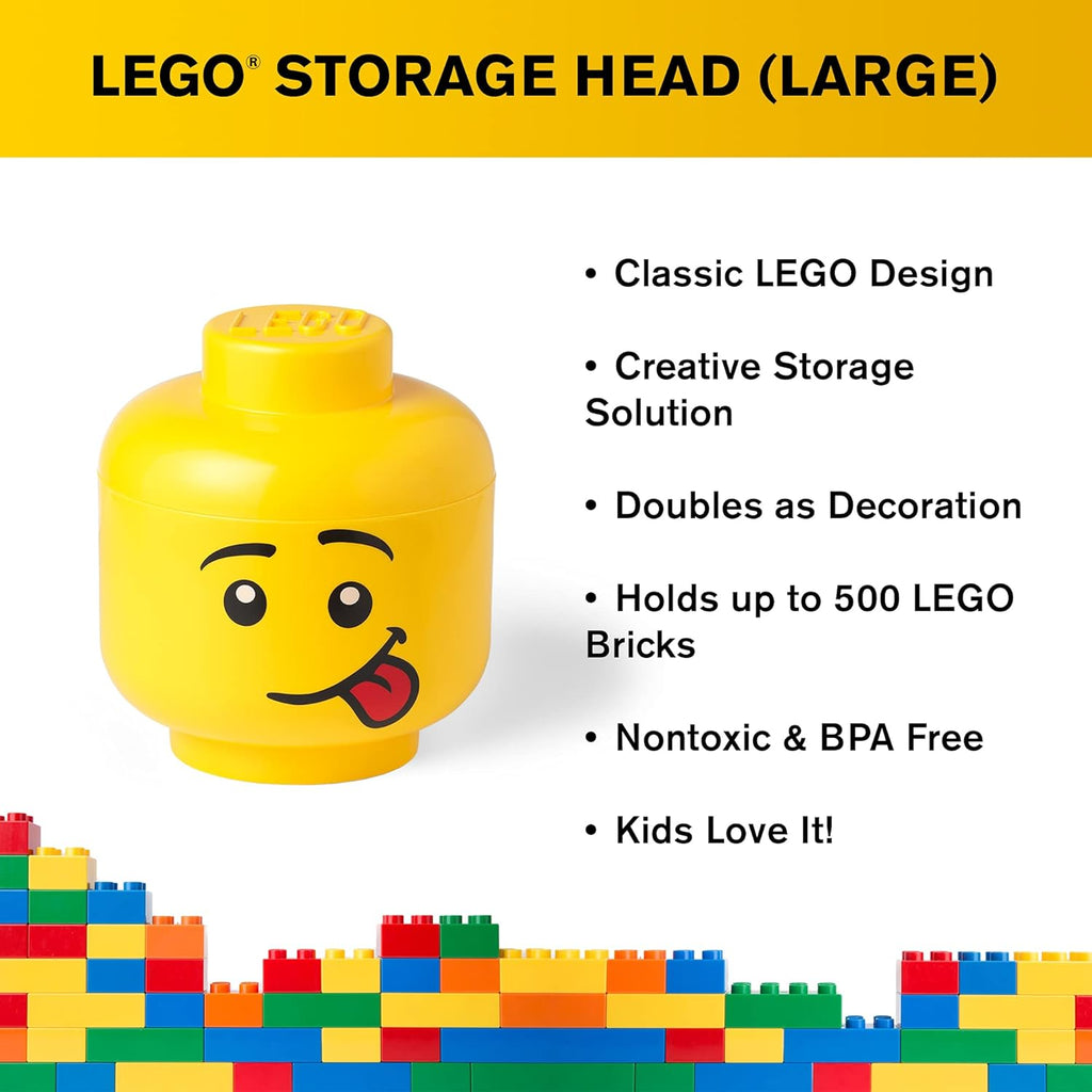 Stackable Storage Container for Kids' Toys, Large, Holds 500 Bricks J99532