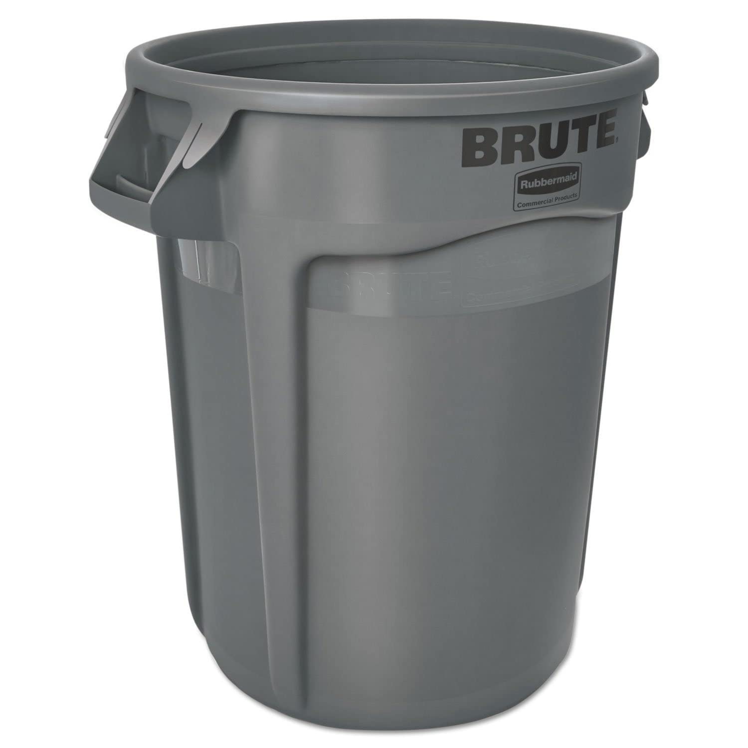 32 gal Round Plastic Container Gray G2966