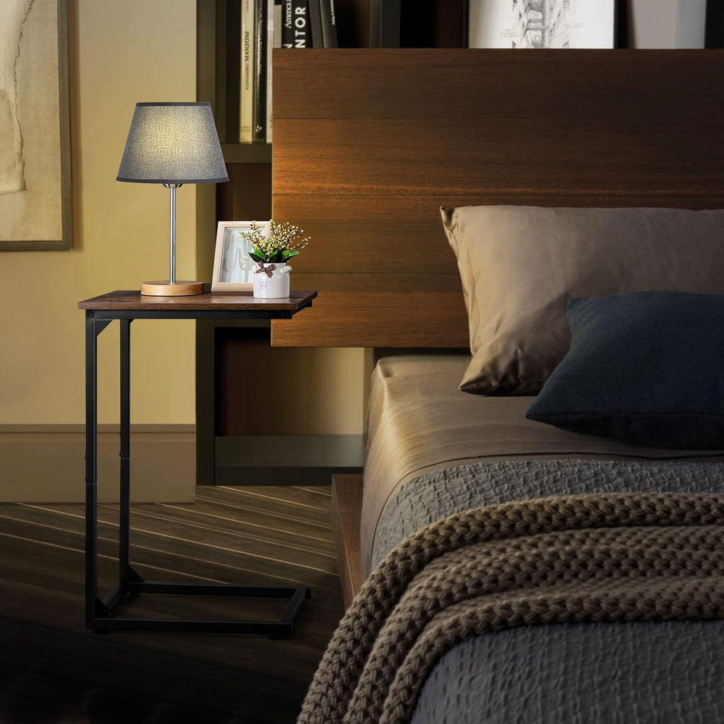 C Shaped Side Table Set of 2 for Living Room J782