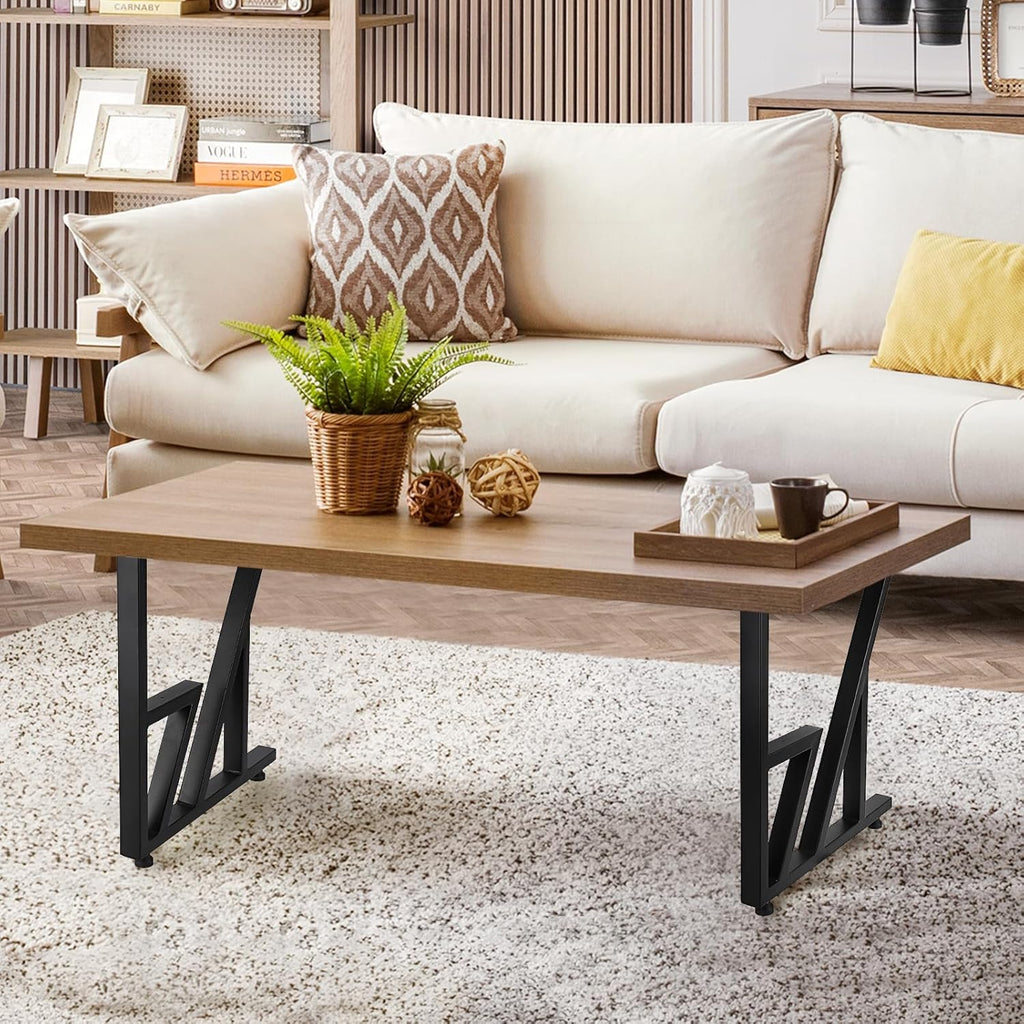 Metal Table Legs 28x124, Heavy Duty Black Industrial for Dining and Coffee Tables L65596