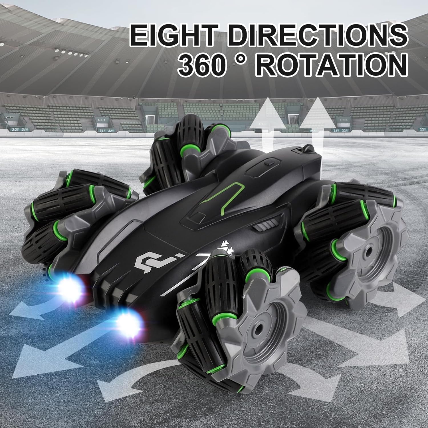 Remote Control Car 4WD Off Road 2.4GHz Rechargeable Toy for Kids Q350337