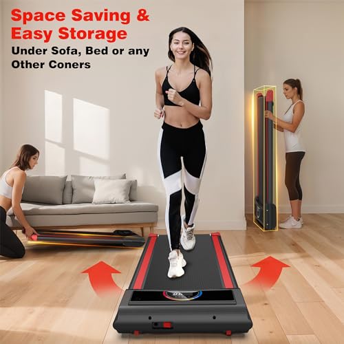 Under Desk Treadmill, Compact 2 in 1 Walking Pad with Remote Control B213214