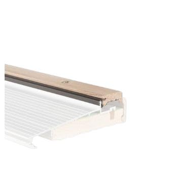 Adjustable Sill Cap for Door, Light Wood Composite U1051