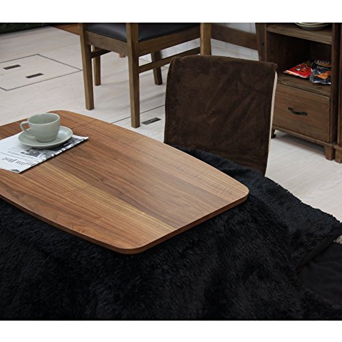 Kotatsu Heater Table with Folding Legs, Natural Oak Finish B60421