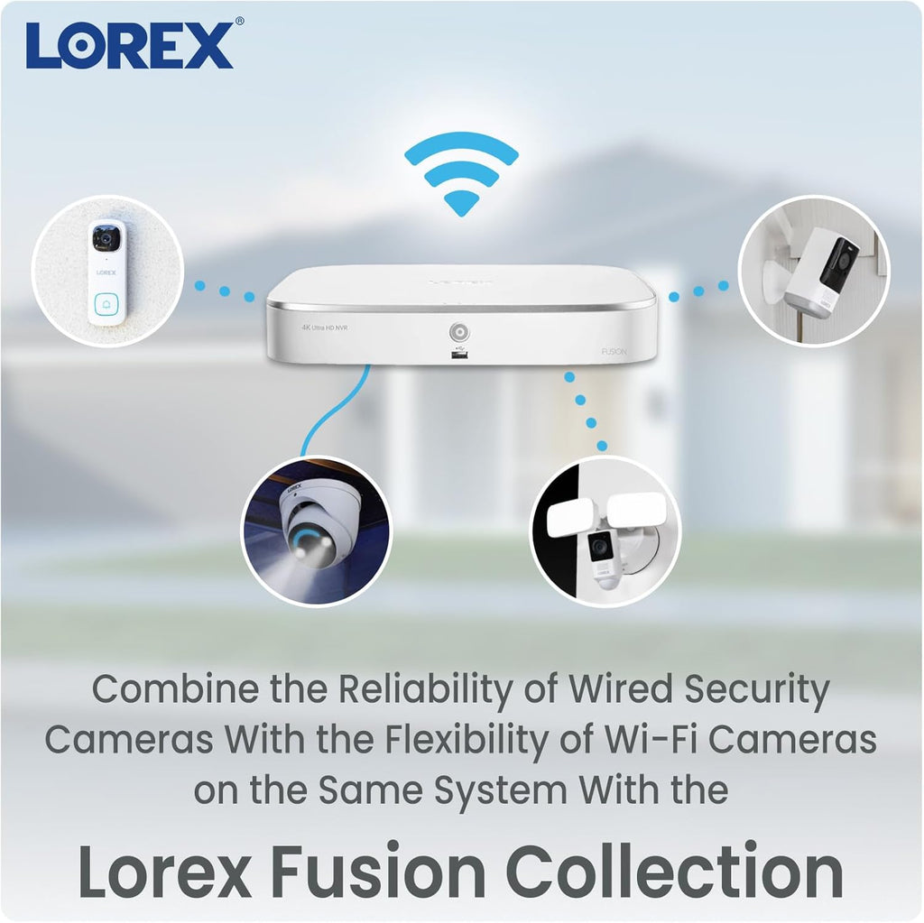 4K 8MP 16-Camera PoE NVR System with 6 IP Dome Cameras F10758