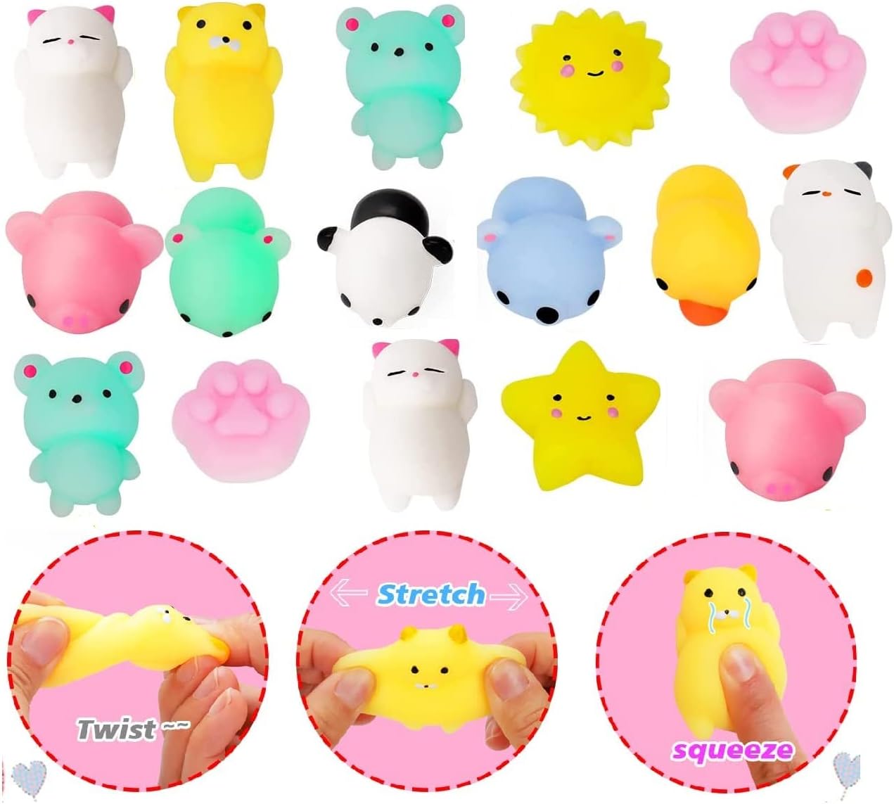104 Pack Party Favors for Kids, Treasure Box Toys for Classroom Prizes, Pinata Filler N621219