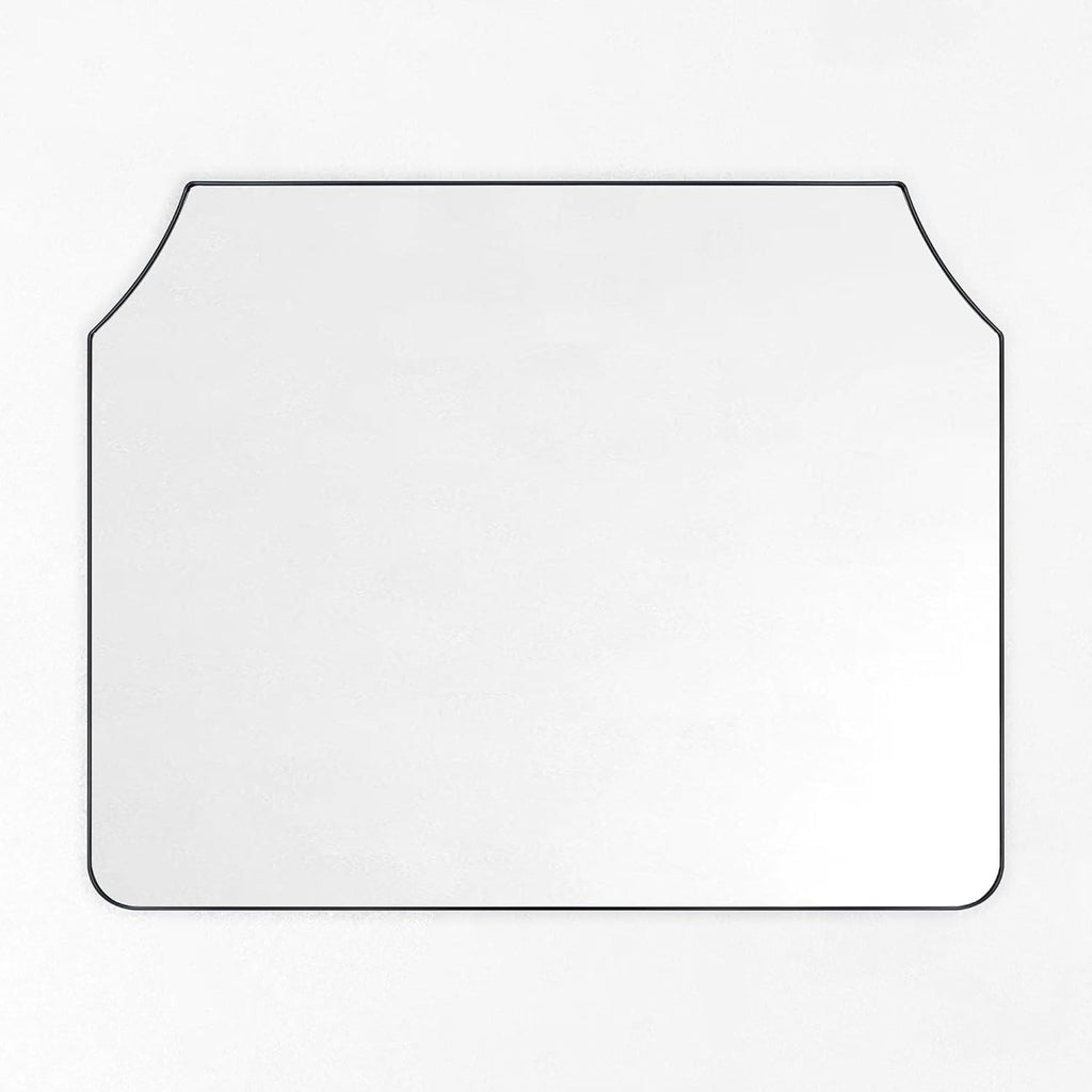 Arched Black Mantel Mirror 32x40 D5392