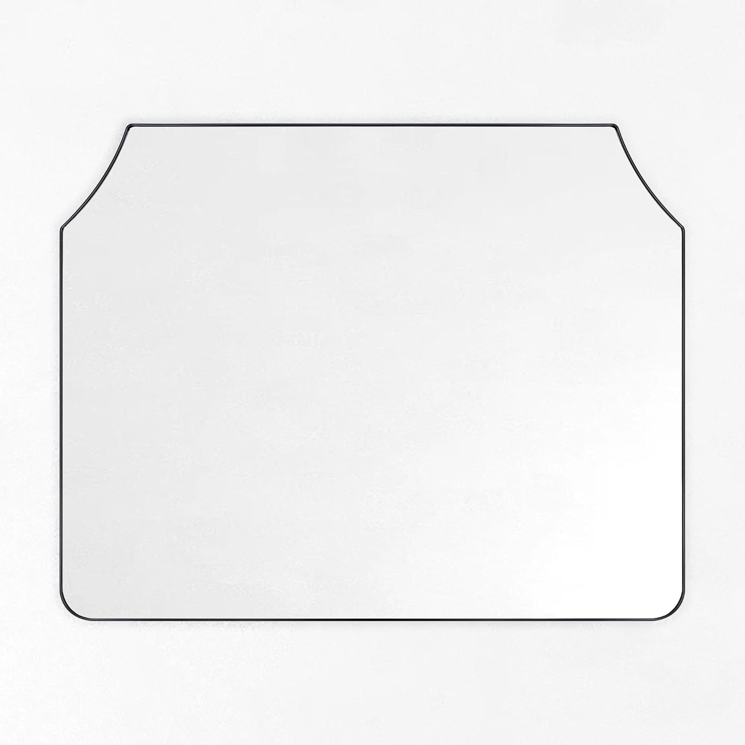 Arched Black Mantel Mirror 32x40 D5392