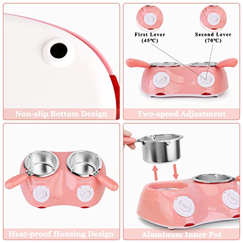 Chocolate Fondue Maker with Double Melting Pot R803889