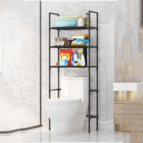 Bathroom Shelves 3 Layer, Space Saving Toilet Storage Rack V9424