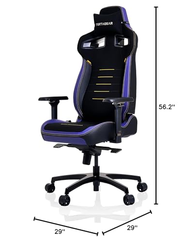 Ergonomic Big & Tall Gaming Chair with Lumbar Support and RGB LED Upgradeable K352