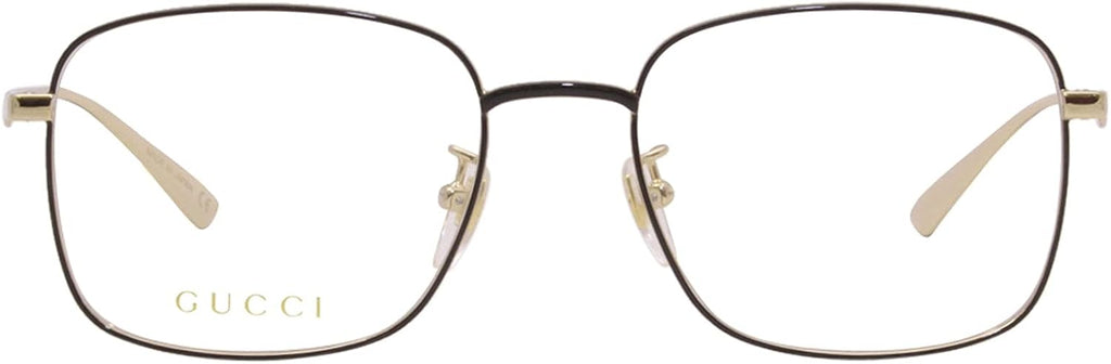 Black Metal Rectangle Eyeglasses 54mm P540
